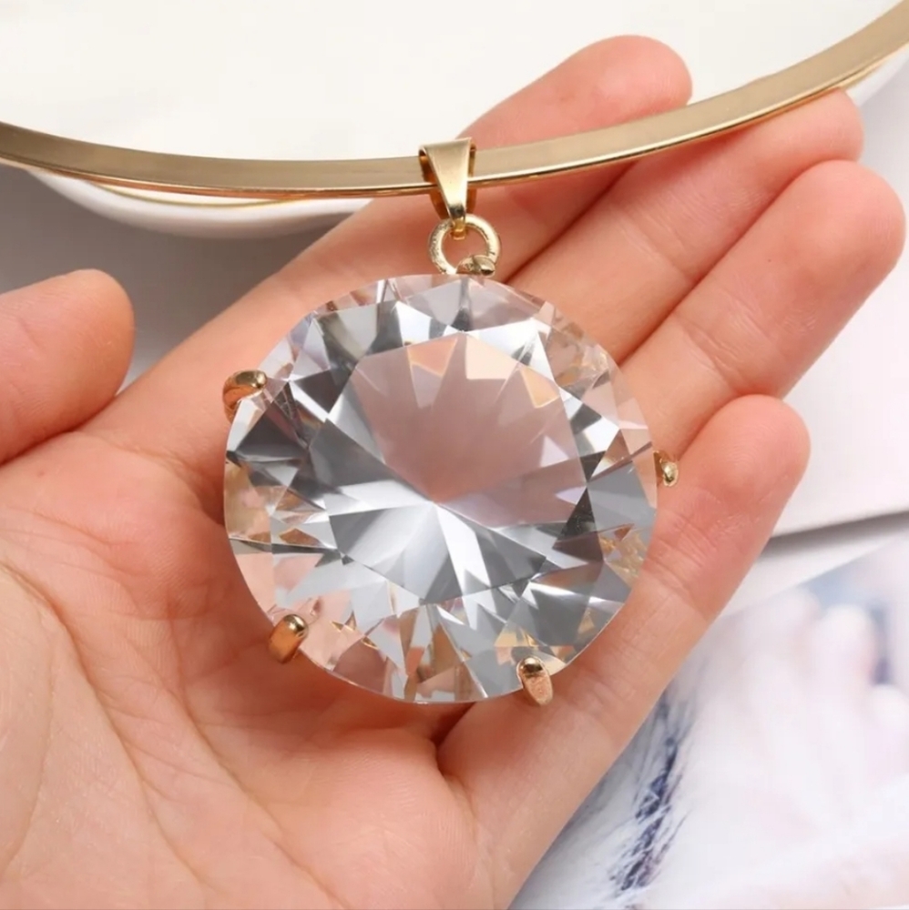 Huge Rhinestone Necklace